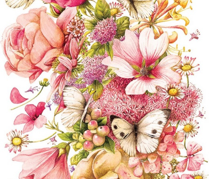 Puzzle - Cobble Hill - Buchet roz